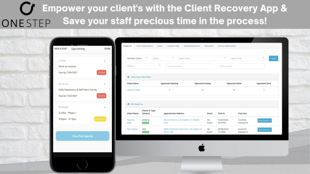 One Step Client Recovery App